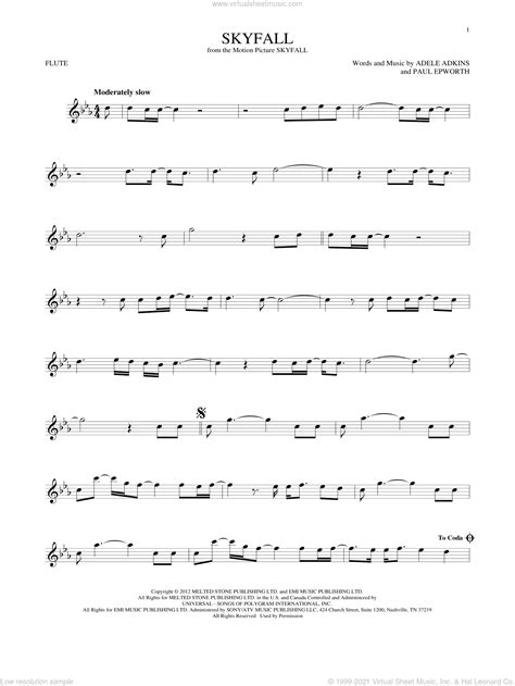 adele skyfall sheet music for flute solo [pdf] v2