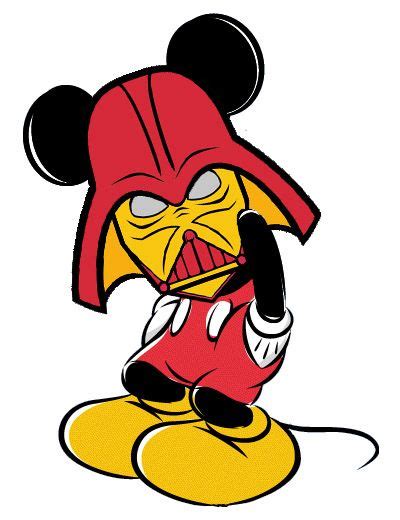 Share the best gifs now >>> Darth Vader as Gangsta Mickey Mouse. | Cool Stuff for ...