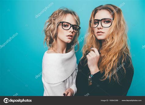 Girls In Spectacles Stock Photo Image By Prometeus