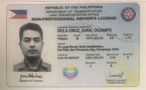 Look This Is How The New Five Year Lto Drivers License Will Look Like