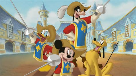 Movie Mickey Donald Goofy The Three Musketeers Hd Wallpaper