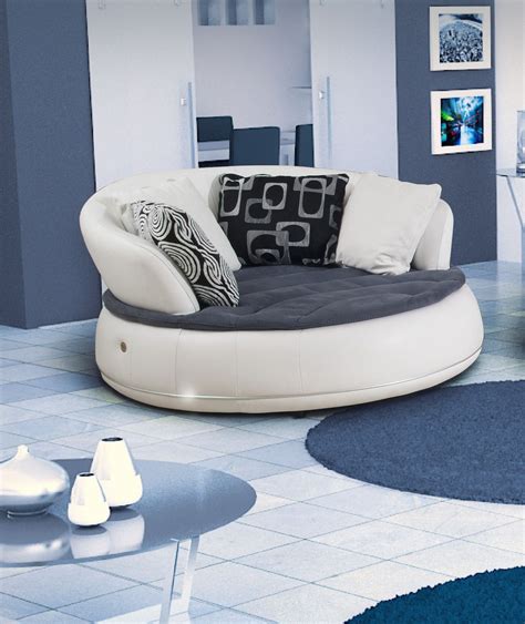 Ebay sofa couch sitzecke rundecke garnitur schlafsofa. Couch Rund Klein Sofa Oval Rundecke Med Runde Former ...