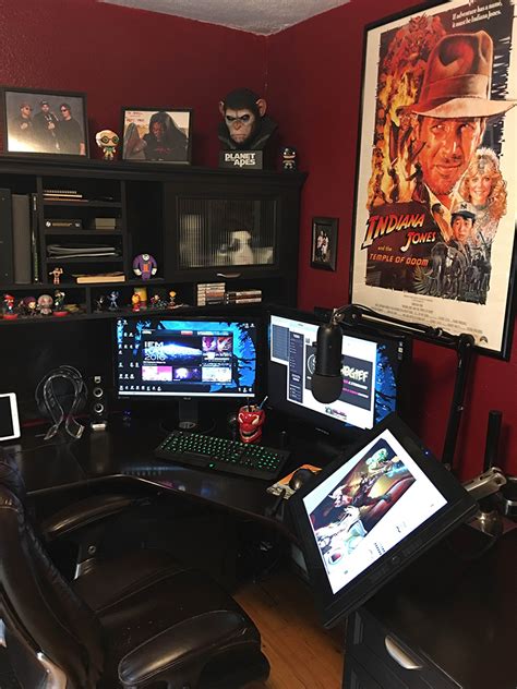 My Gaming Illustration And Streaming Battlestation Video Game Rooms