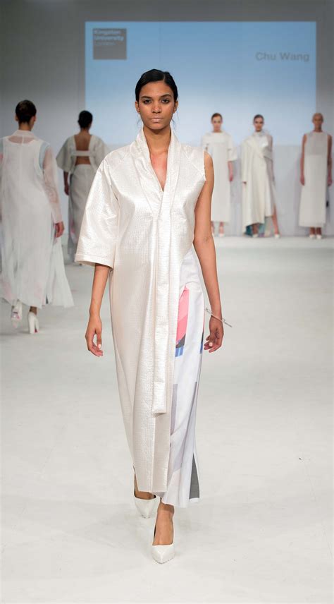 Kingston University Student Chu Wangs Collection On The Catwalk At
