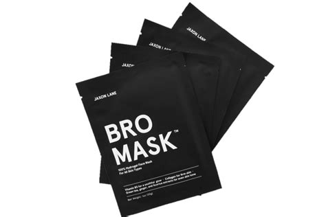 Bro Mask - Hydrogel Sheet Mask (4 Pack) in 2021 | Sheet mask, Hydrating sheet mask, Good good father