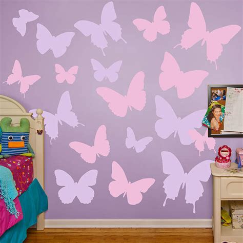 Butterflies Wall Decal Shop Fathead For Thematic Shapes Decor