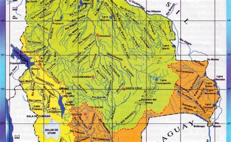 Hidrografia De Bolivia Historia Literatura Educacion De Bolivia Mapas