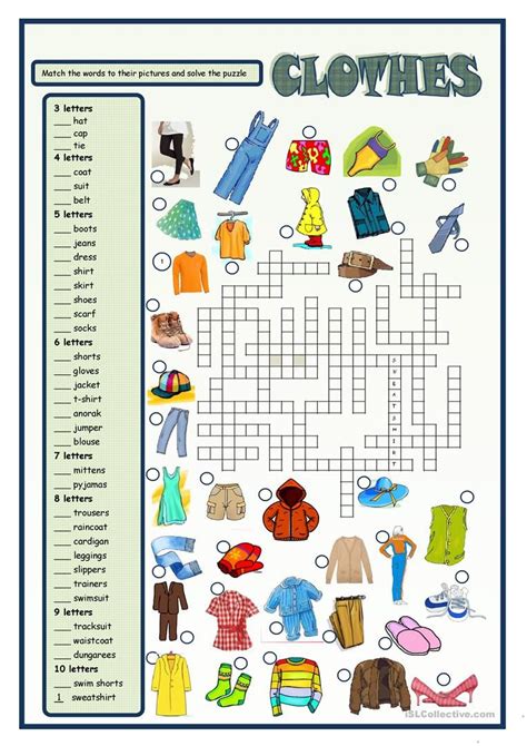 Clothes Worksheet Free Esl Printable Worksheets Made By Teachers