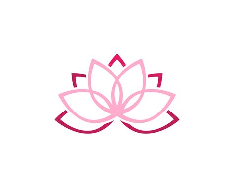 Lotus flower logo and symbols vector template icon 619495 Vector Art at