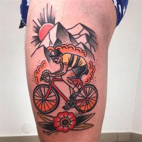 Bicycle Tattoo Bike Tattoos Bicycle Tattoo Cycling Tattoo