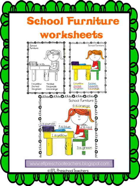 ESL School Theme worksheets | Preschool themes, School themes, Preschool