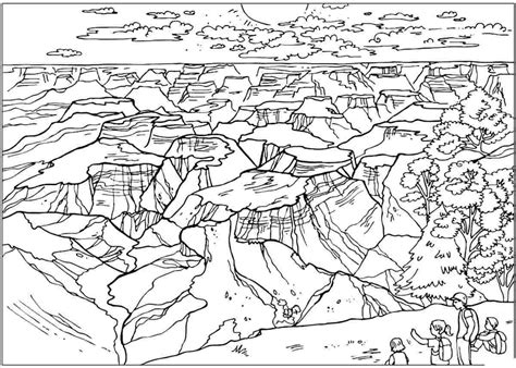 Online coloring pages for kids and parents. Best Printable: Canyon coloring pages for kids | 777 ...
