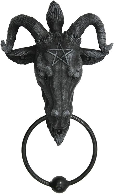 Głowa Baphomet Lucyfer Sataniczny Demonon Koza Mendesa Pogański