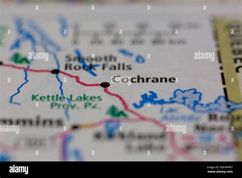 Cochrane Ontario Map Hi Res Stock Photography And Images Alamy