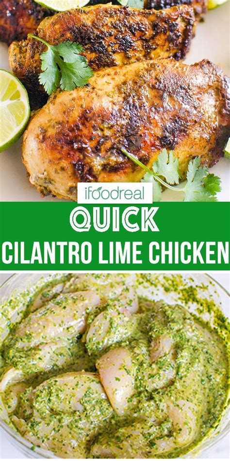 Cilantro lime chicken and lentils for the happy desk lunch win! This Cilantro Lime Chicken can be grilled, baked or fried ...
