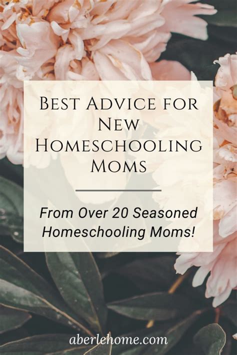 Best Advice For New Homeschooling Moms From Over 20 Seasoned