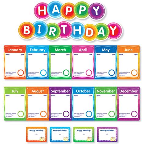 Birthday Bulletin Board Printables Free