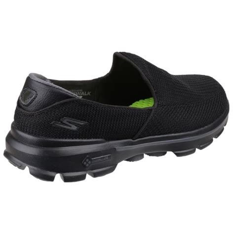 Skechers Mens Go Walk 3 Black Walking Shoe Sk53980