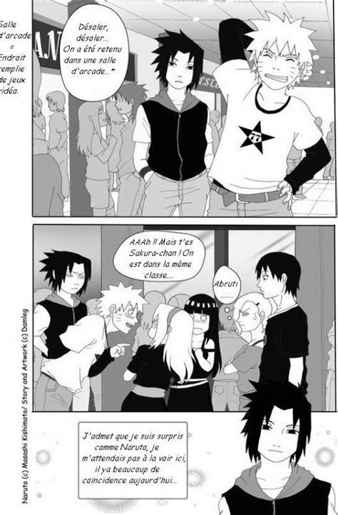 naruto konoha high school chapter 2 page 2 quadrinhos do naruto anime naruto sakura e sasuke