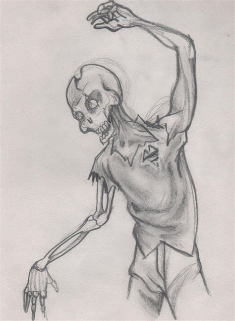 Zombie Drawing Old Drawing Zombie Drawings Drawings Sketches