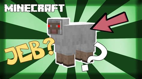 What Happens When You Name A Sheep Jeb In Minecraft Youtube