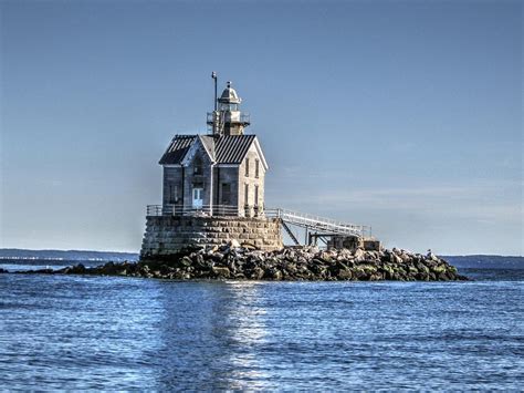Middle Grounds Lighthouse Long Island Sound Photograph By Terry