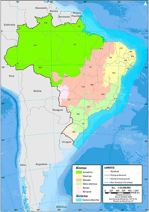 Ibge Lança Mapa Com Biomas Brasileiros Jornal Campo Aberto