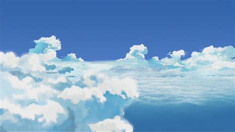 Sky Anime Scenery Wallpapers Wallpaper Cave