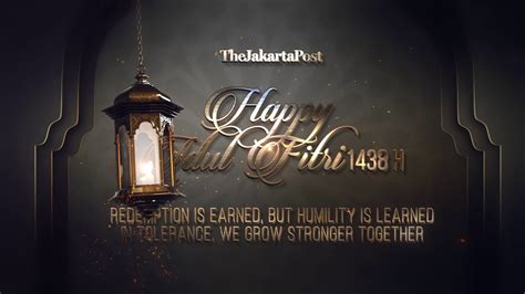 Kita kembali menjadi suci setelah berperang melawan diri sendiri. Happy Idul Fitri 1438 H - YouTube