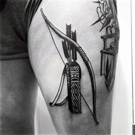 50 Archery Tattoos For Men Bow And Arrow Designs Archery Tattoo