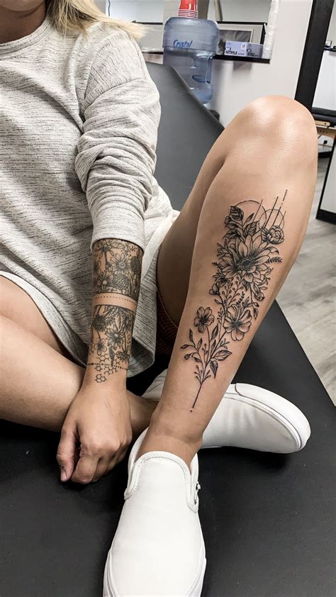 top more than 80 simple female lower leg tattoos best in eteachers