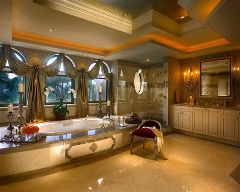 Not only this, but it also has 12 luxurious bedrooms, 23 bathrooms, a theater, tennis court, and a bowling alley. Coral Gables Mansion - Mediterranean - Bathroom - Miami ...