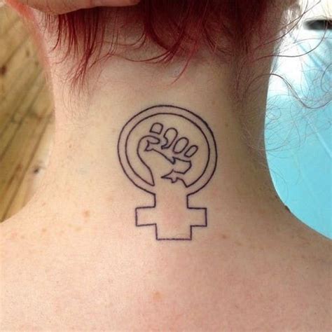 37 Discreet And Beautiful Feminist Inspired Tattoos Stylist Fist