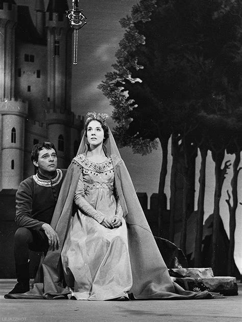 Richard Burton And Julie Andrews Recreate A Scene From Camelot On The