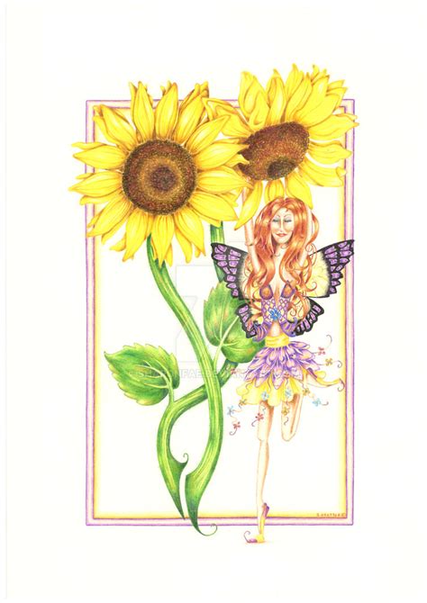 Sunflower Fairy By Sharonfae On Deviantart