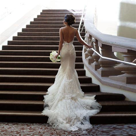 Finding the right lace wedding dress can be a fun and adventurous activity when planned correctly. Sexy Grace Lace Wedding Dresses Mermaid Romantic Backless ...