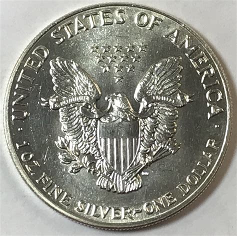 1988 1 American Silver Eagle Uncirculated 1 Oz 999 Fine Silver
