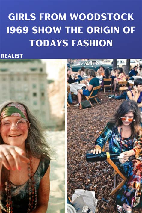 Girls From Woodstock 1969 Show The Origin Of Todays Fashion Woodstock Costume Woodstock