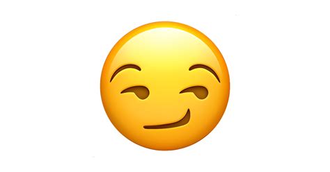 😏 Visage Avec Sourire En Coin Emoji — Signification Copier And Coller