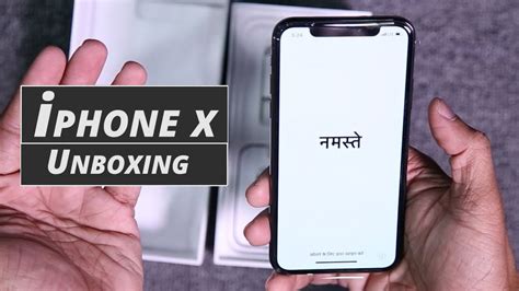 Apple Iphone X Unboxing And First Look Youtube