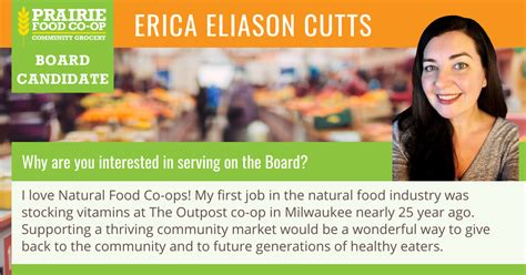 Erica Eliason Cutts Prairie Food Co Op