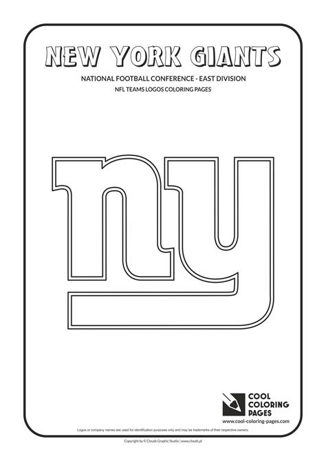 New York Giants Coloring Pages For Kids Jambestlune