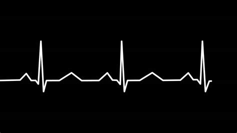 ❤ get the best black and white heart wallpaper on wallpaperset. EKG Wave Heart Beat - YouTube