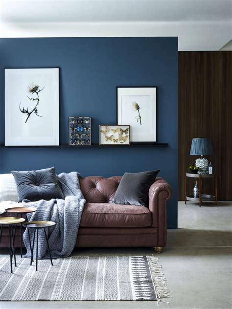 Blue Living Room Wall Color Baci Living Room