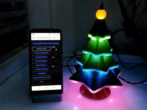 Embedded Neopixel Led Christmas Tree