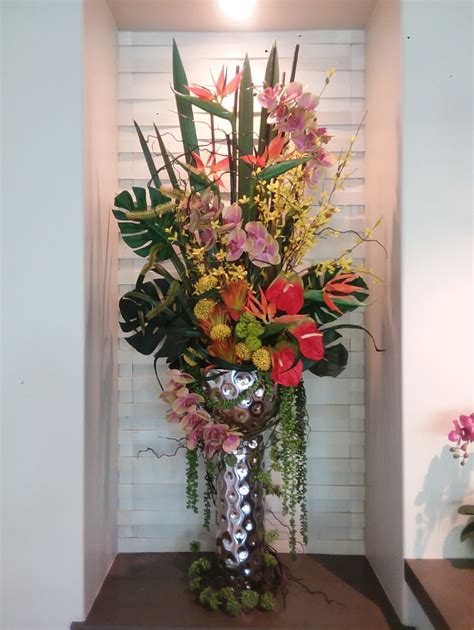 Tropical Silk Flower Arrangements Uk Best Flower Site