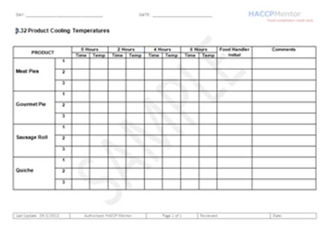 Ifs pest control guideline guidelines for implementing pest control requirements in ifs food, version 6 chapter 4.13. CCP Monitoring Records for HACCP - HACCP Mentor