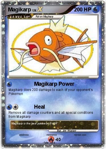 Pokémon Magikarp 210 210 Magikarp Power My Pokemon Card