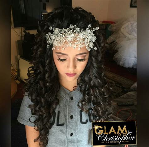 See more ideas about quince hairstyles, wedding hairstyles, bridal hair. #glambychristopher | Quince hairstyles, Quinceanera ...