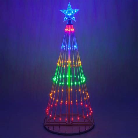 Create Your Own Light Show In Minutes Led Metal Tree Lighted Display L